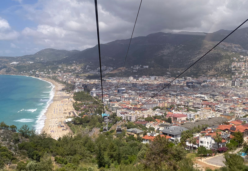 Kabelbaan in Alanya