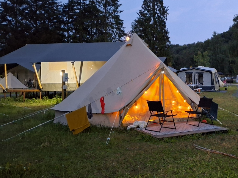 Leuke eenouder camping met tieners in de Belgische Ardennen