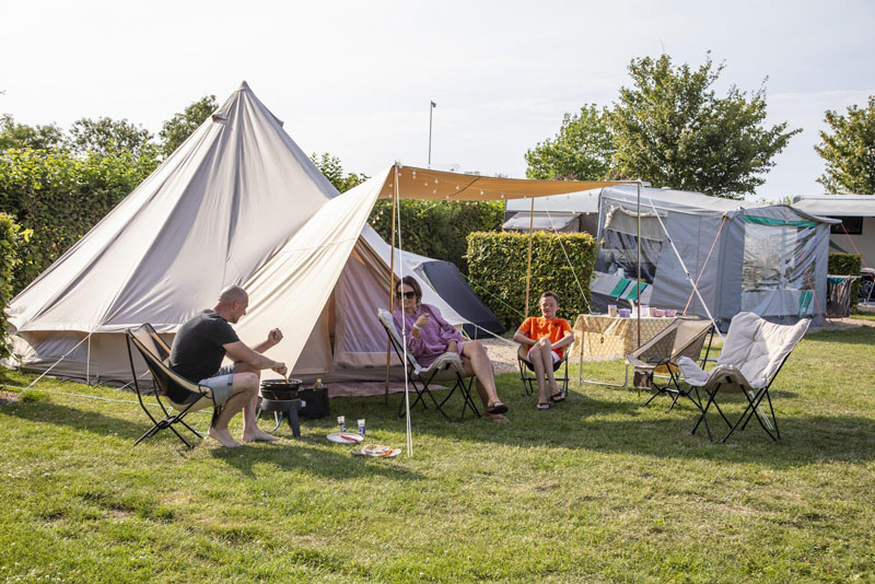 Camping Zonneweelde met tieners