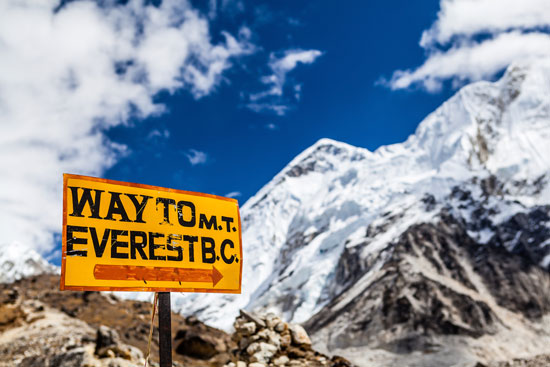 Mount everest in Nepal