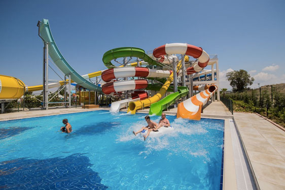 Hotel met zwemparadijs in Turkije met tieners