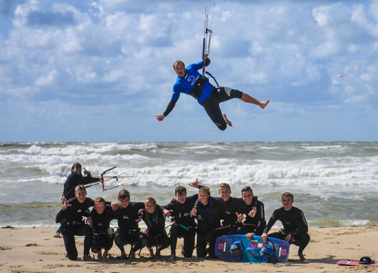 Kitesurfkamp in Nederland
