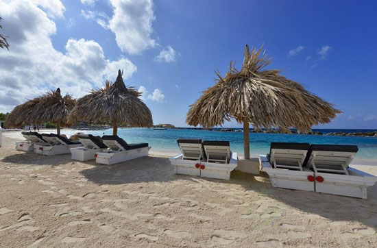 Luxe resort Curaçao met tieners