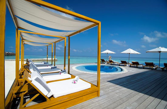 Luxe resort Malediven met tieners