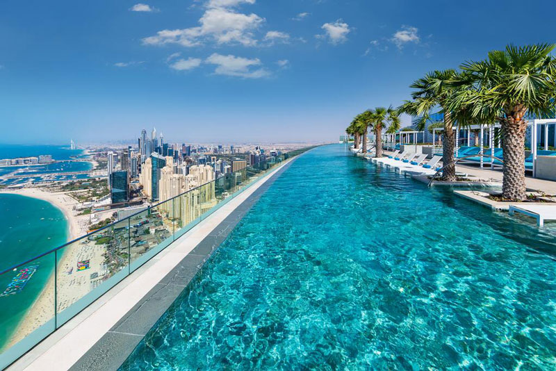 Nieuw infinity pool Dubai