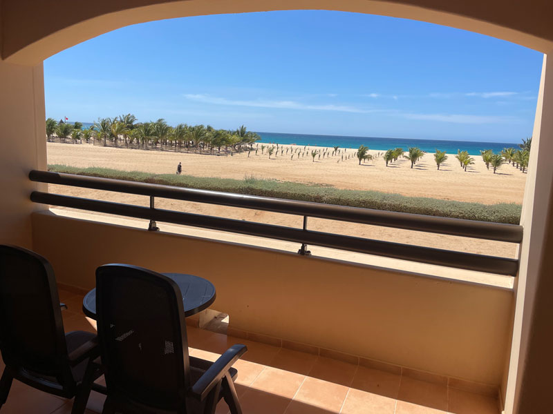 Resort Boa vista met tieners - balkon met uitzicht