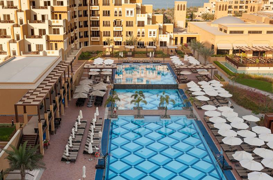 Luxe resort Ras al Khaimah met tieners