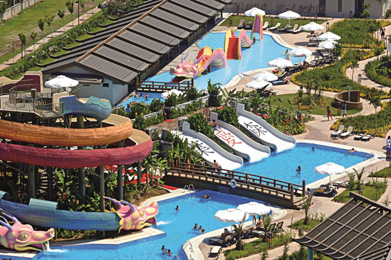 Resort in Turkije met zwemparadijs