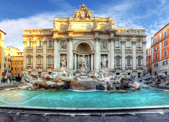 Ontdek de beroemde fontein van Rome tijdens je stedentrip