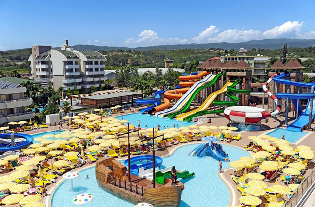 Hotel in Turkije met aquapark met tieners