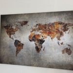 Reizen verzamelen op een wereldkaart