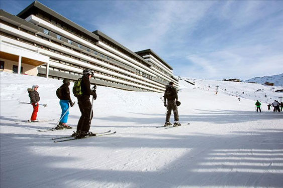 Wintersport Les Trois Vallées met tieners