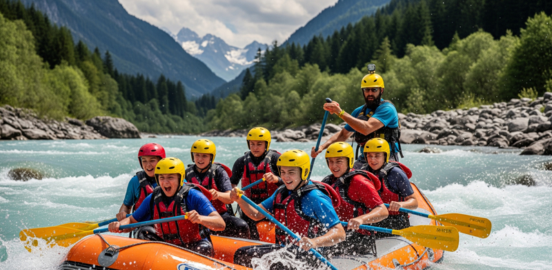 actieve vakantie met tieners