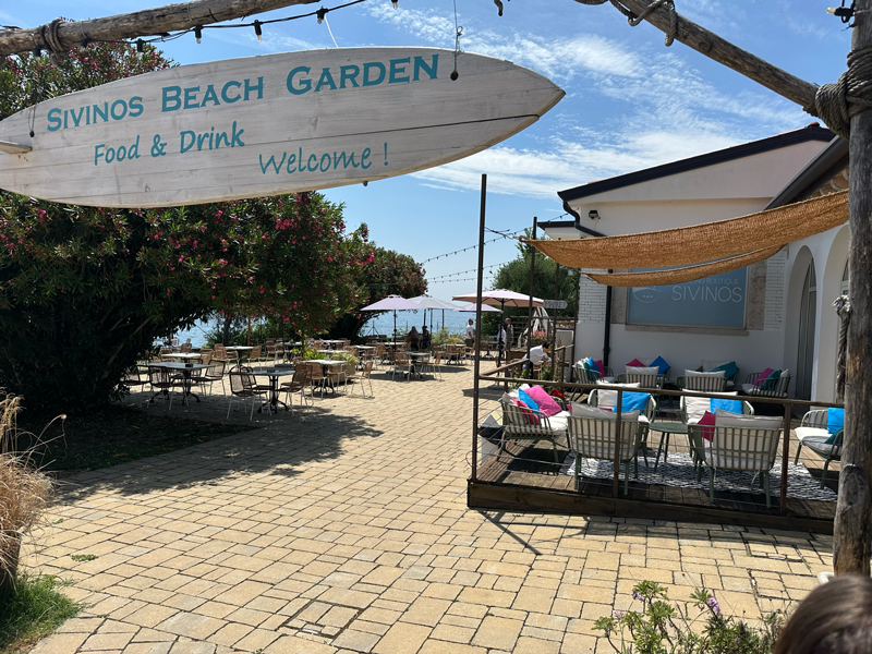 Restaurant op Sivinos Camping Boutique