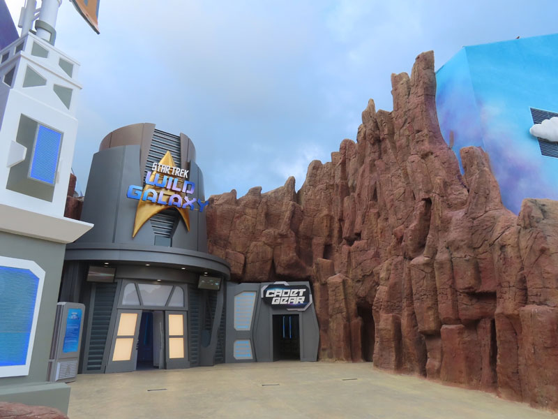 Star Trek attractie in pretpark The Land of Legends