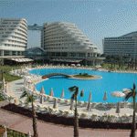 Mooi all-inclusive resort aan het strand in Turkije